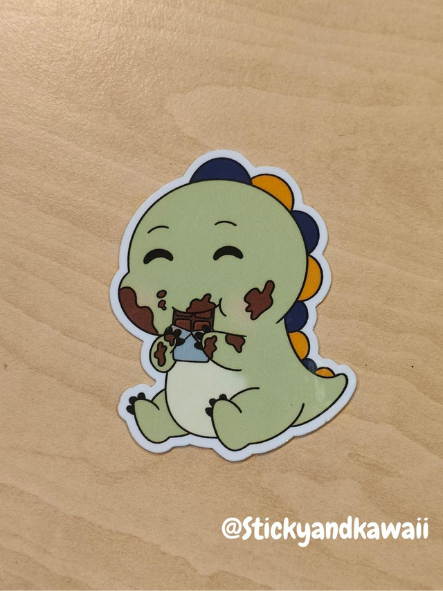 Danny mange du chocolat