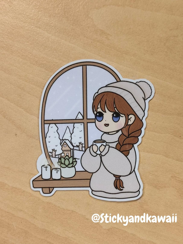 Fille à la fenêtre