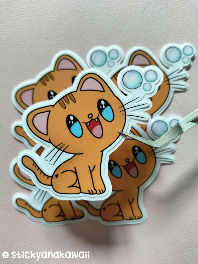 Flam le chat et ses bulles