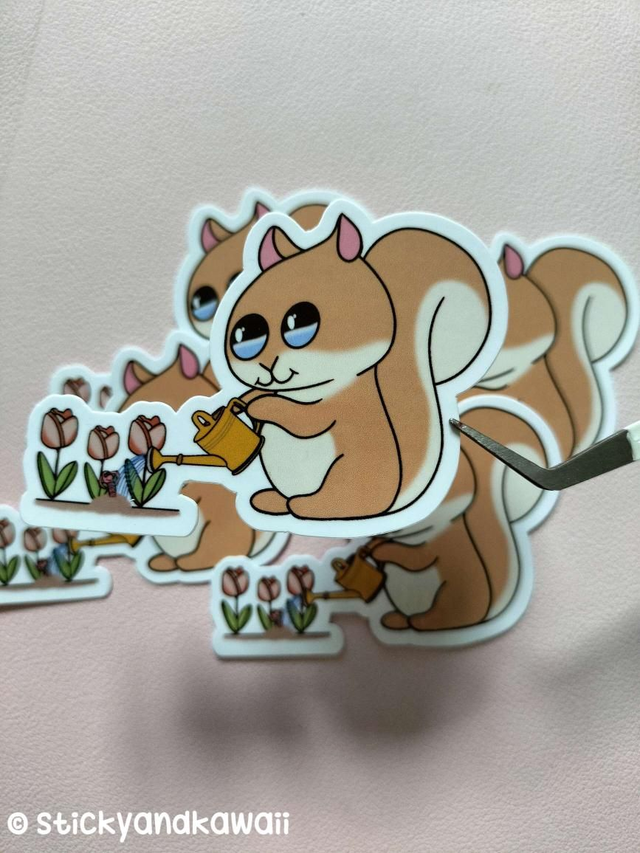 L'écureuil jardinier