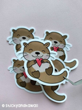 Loutre isis et son coeur