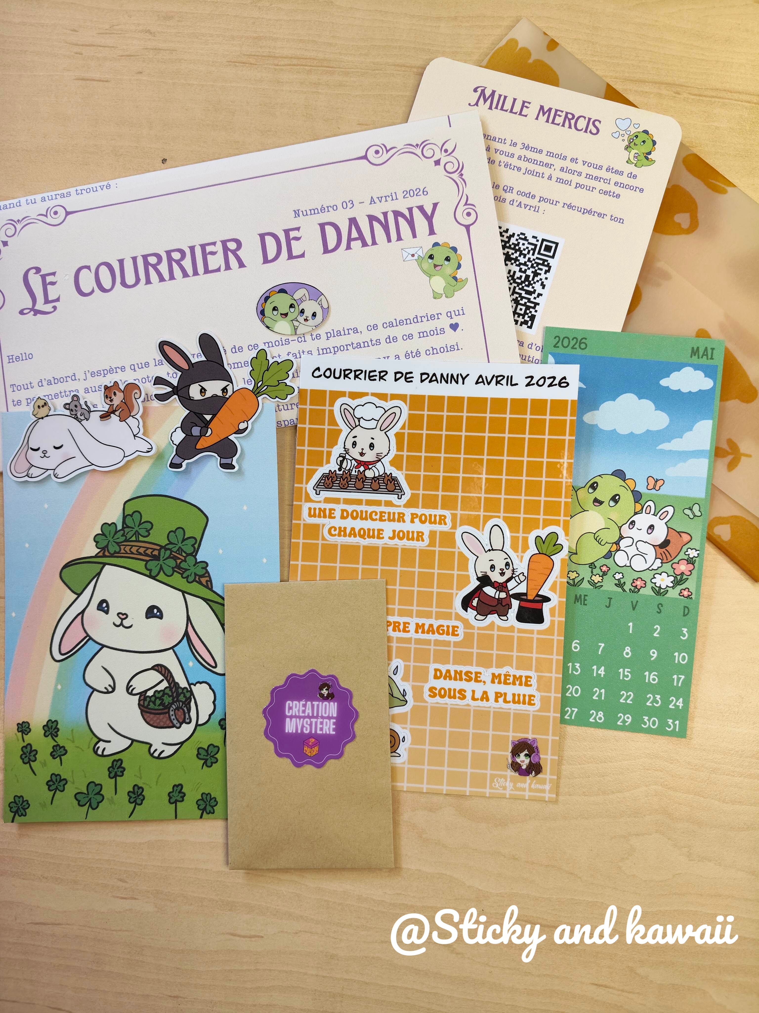 Courrier de Danny Avril 2026