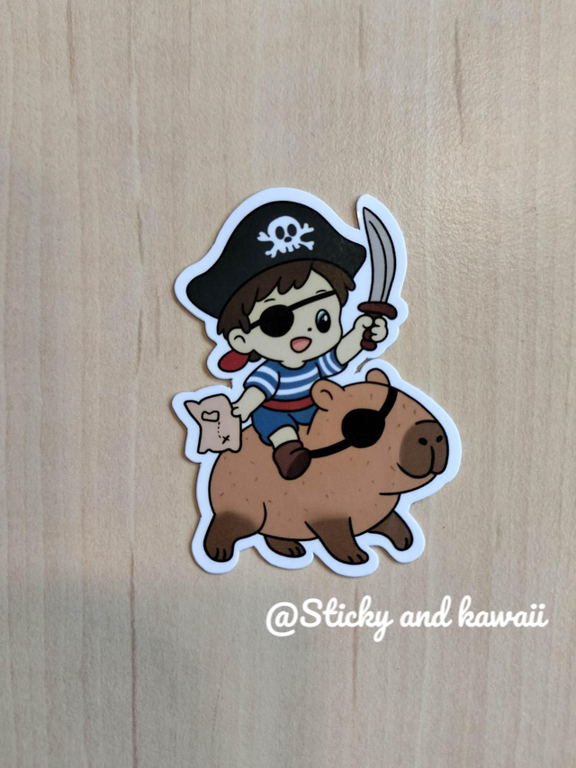 Tommy et son capibara pirates